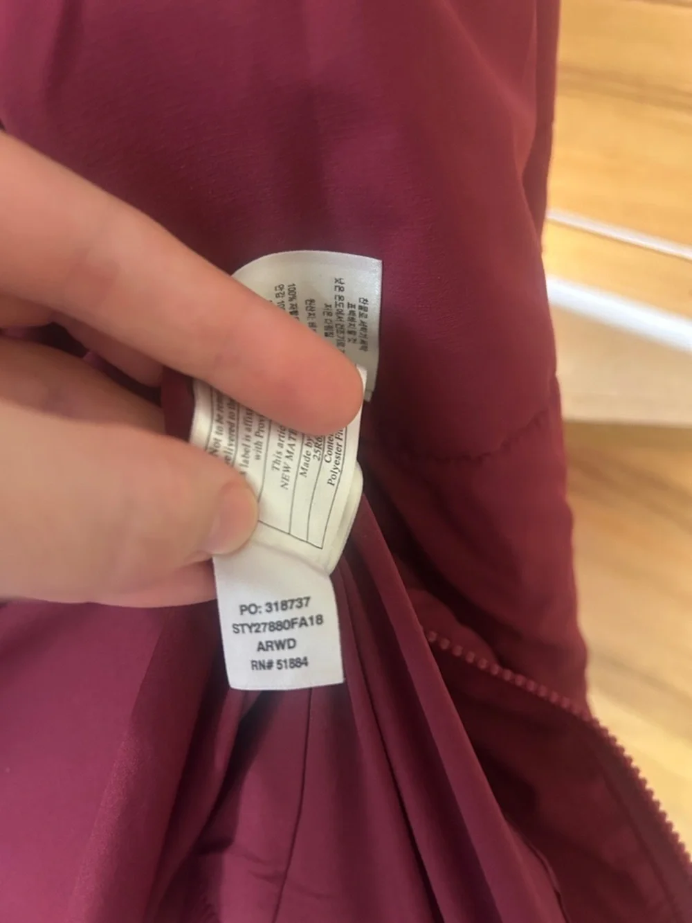 Patagonia Women’s W's Zemer Bomber Jacket, maroon size medium
